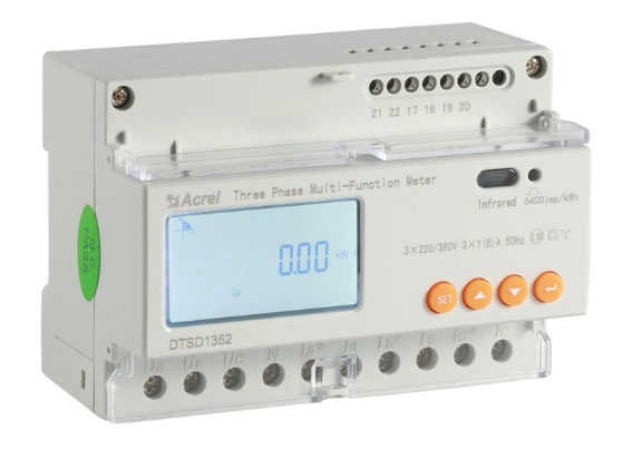 Acrel 3 Phase Multi-Function Energy Power Meter with Modbus-RTU for PV Solar Inverter