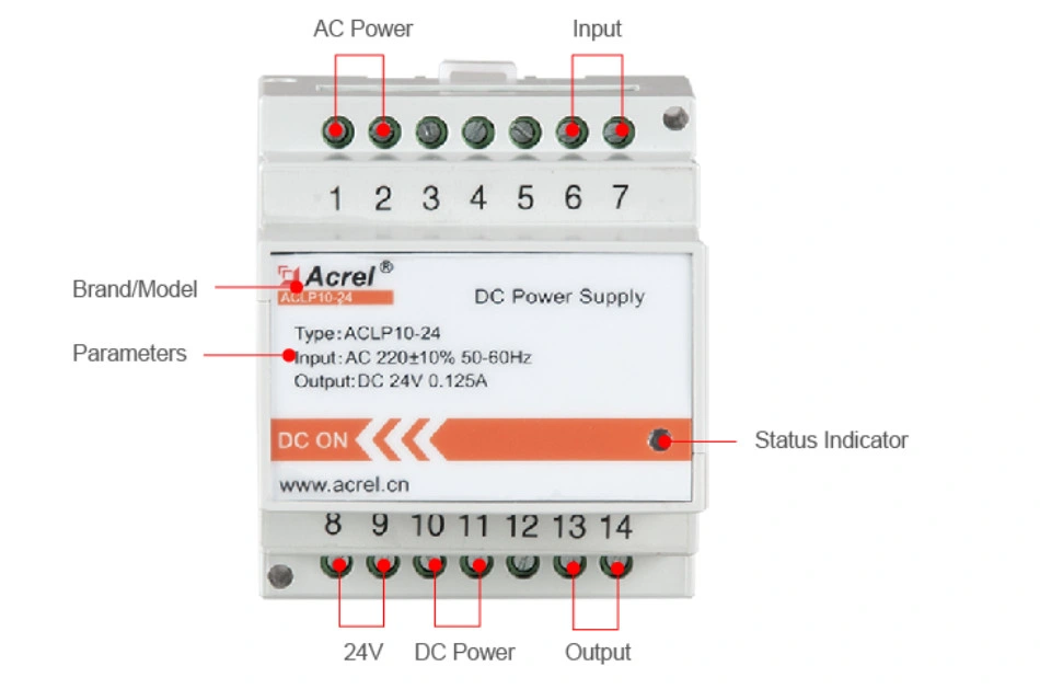 Acrel Aclp10-24 Medical It Isolated Power Monitor System DC Regulated Power Supply