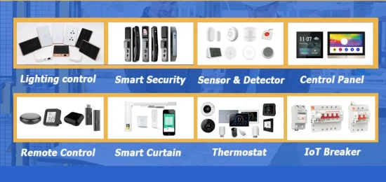 Télécommande Smart Home PLC Passerelle multi-mode électrique Zigbee WiFi Bluetooth