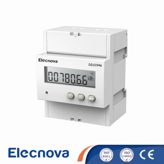 Dds1946 Communication monophasée RS485 Compteur d'énergie de l'onduleur solaire PV