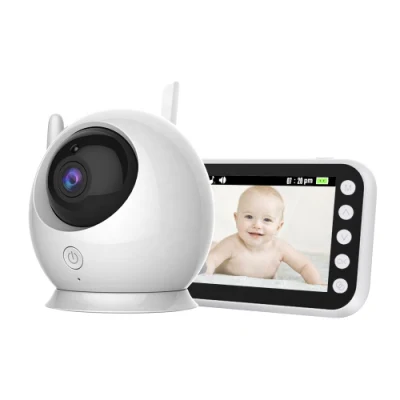 Moniteur de bébé couleur LCD sans fil 2.4G 4.3 pouces moniteur de température de Vison nocturne de conversation bidirectionnelle moniteur de bébé