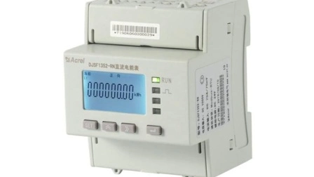 Acrel Djsf1352-Rn Compteur d'énergie multi-taux CC électrique bidirectionnel sur rail DIN avec RS485 pour moniteur PV solaire